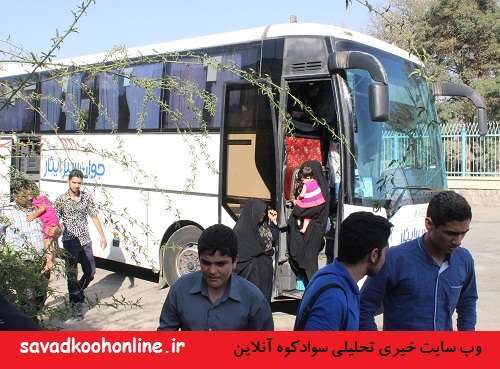 بازدید کاروانهای راهیان نور سوادکوه از مناطق عملیاتی کردستان