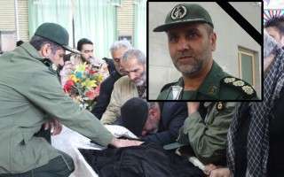 وداع جانسوز همسنگران و سبزپوشان با پیکر جانشین سابق سپاه آمل + تصاویر
