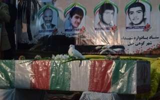 وداع با شهید گمنام در مراسم گرامیداشت شهید شاخص رسانه مازندران