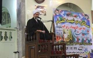 نخستین سالگرد دو شهید گمنام زیراب/تصاویر