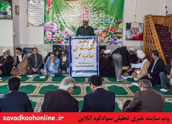 کلنگ زنی طرح ساخت حسینیه و توسعه حرم امام‌زاده عبدالحق(ع) زیراب