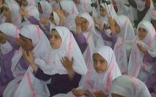 جشن تکلیف دانش اموزان دختر میاندورود