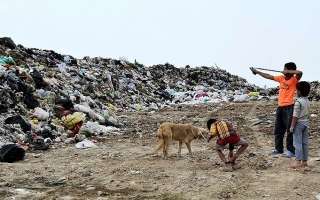 آشغال تپه در بهشهر - مازندران