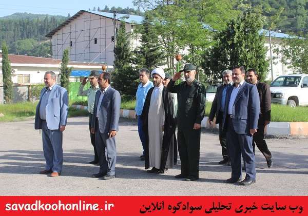 صبحگاه مشترک کارگران بسیجی شهرستان سوادکوه