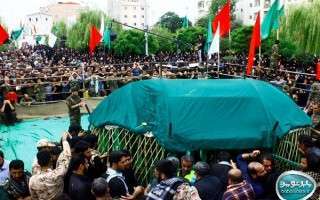 مراسم تدفین پیکر ۲ شهید گمنام در بوستان شهدای گمنام امیرکلا+ تصاویر