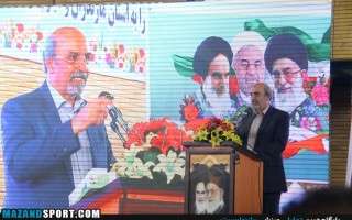 آغاز عملیات ساخت ورزشگاه در جویبار و رونمایی از تمبر یادبود ورزشکاران جویباری المپیک ریو در حضور وزیر ورزش