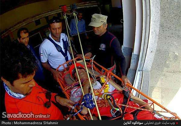 مانور امداد و نجات در شهرستان سوادکوه