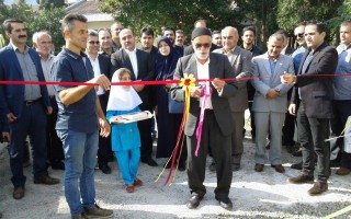 پل ارتباطی روستای انارور به دبیرستان دری صفت و دبستان شهید قزوینی افتتاح شد