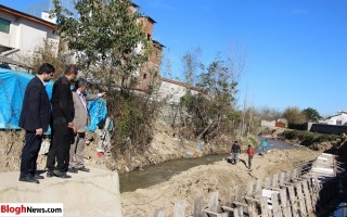 لایروبی و دیواره‌سازی رودخانه‌های بخش مرکزی شهرستان نور