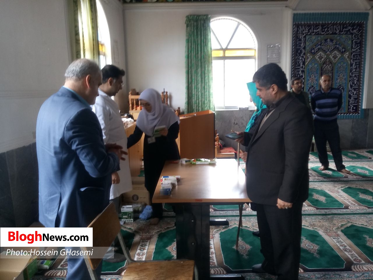 ویزیت رایگان بسیج جامعه پزشکی مازندران در مناطق سیل‌زده سوادکوه