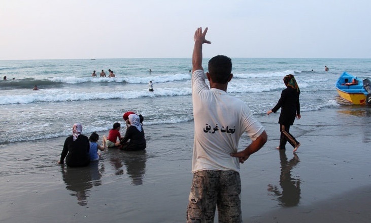ممنوعیت 5 روزه شنا در دریای مازندران