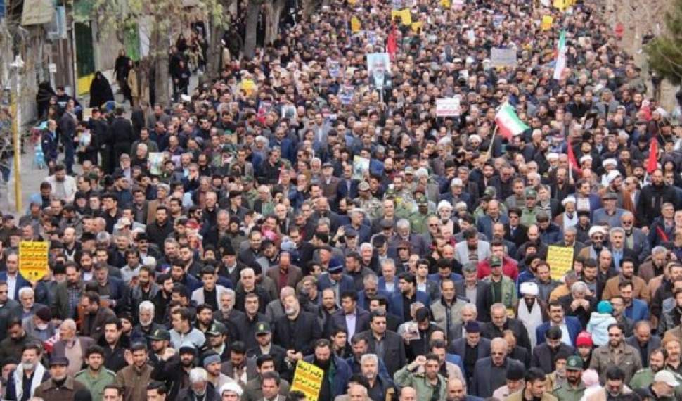 راهپیمایی حمایت از اقتدار نظام در مازندران