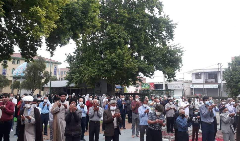 اقامه نماز عید فطر در شهرهای مازندران+ تصاویر