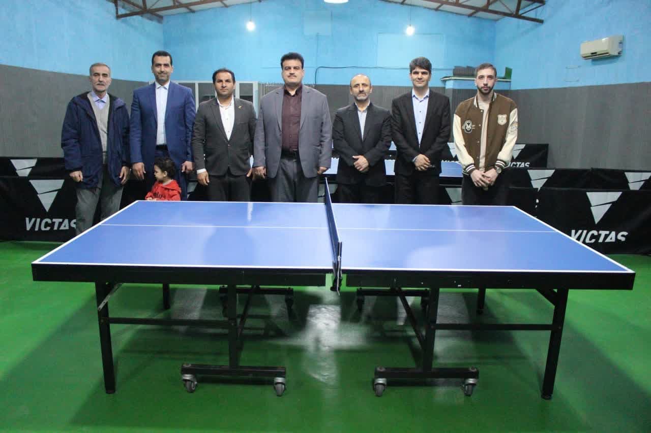 افتتاح خانه تخصصی تنیس روی میز طاهری در ساری