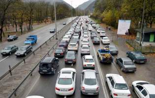 ترافیک سنگین در محورهای کندوان و هراز