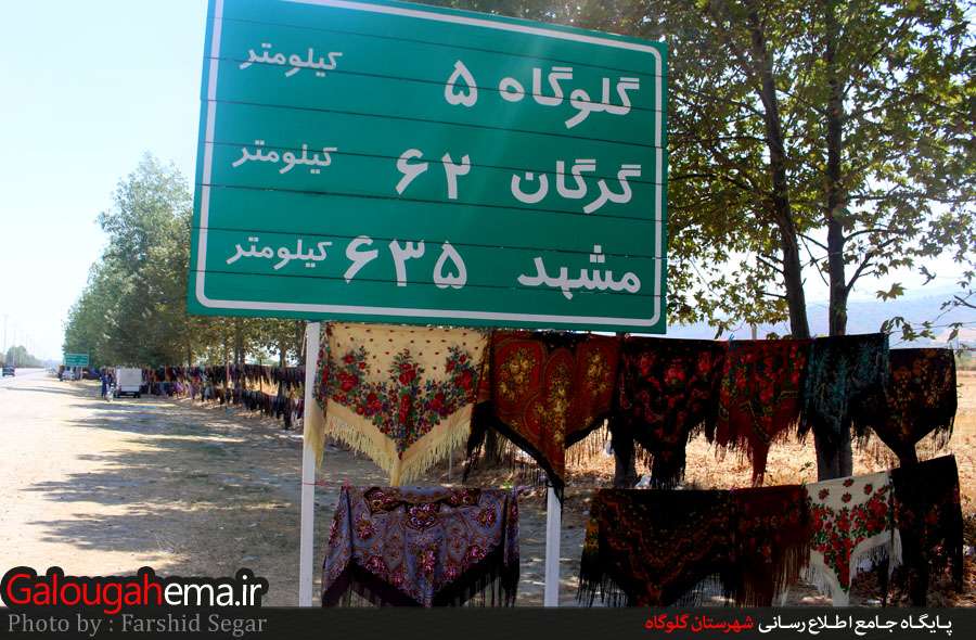 جاده بهشهر به گلوگاه و روسری‌های ترکمن - تصاوير بزرگ | بلاغ نیوز
