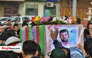 تشییع شهید مدافع امنیت «یاسر سپیدرو» در شادگان خوزستان  