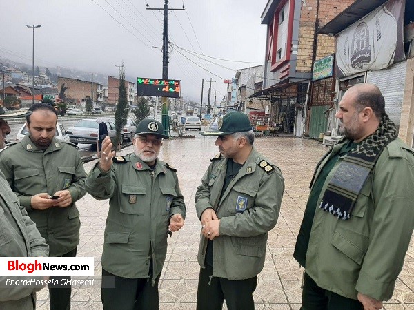 بازدید فرمانده سپاه کربلا از فعالیت‌های عمرانی بسیج سازندگی در سوادکوه