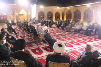 نخستین همایش مداحان برگزیده مازندران در مسجد جامع ساری