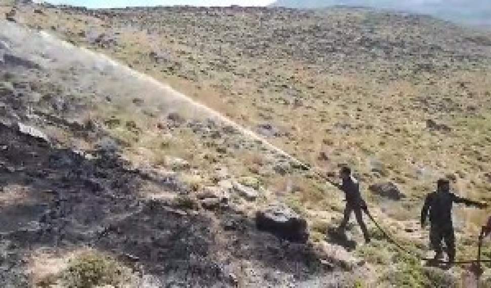 آتش‌سوزی 4 هکتار از اراضی پلور لاریجان/از حداقل امکانات آتش‌نشانی بی‌بهره‌ایم