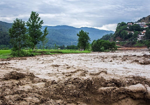 وقوع سیلاب فصلی در مازندران