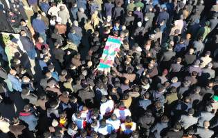 کلیپ | تشییع و تدفین شهدای گمنام در نکا  