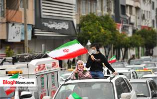 تصاویر/ حضور مردم بهشهر در راهپیمایی خودرویی ۲۲ بهمن