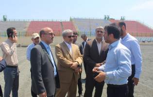 بذرپاشی چمن ورزشگاه شهید وطنی هفته آینده انجام می‌شود