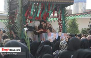 تصاویر/ تشییع پیکر «شهید مدافع حرم مصطفی تاش موسی» در عباس آباد  
