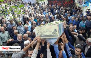 تصاویر/ تشییع و تدفین شهید «رمضانعلی میرزایی» در سوادکوه