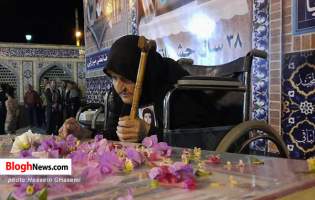 تصاویر/شب وداع با شهید «رمضانعلی میرزایی» در سوادکوه