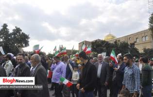 حضور مردم جویبار در راهپیمایی یوم‌الله ۱۳ آبان