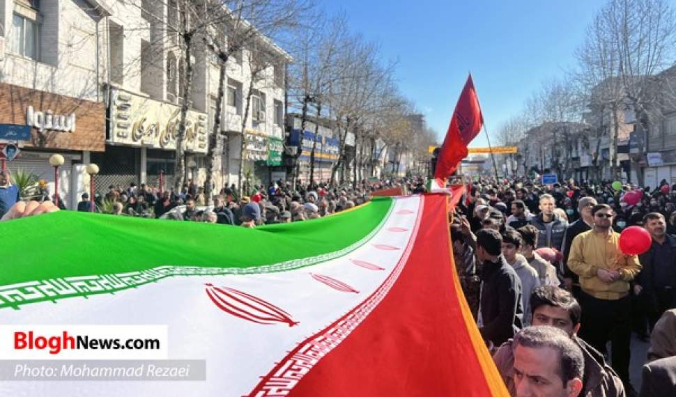 حماسه مردم قائم شهر در راهپیمایی 22 بهمن