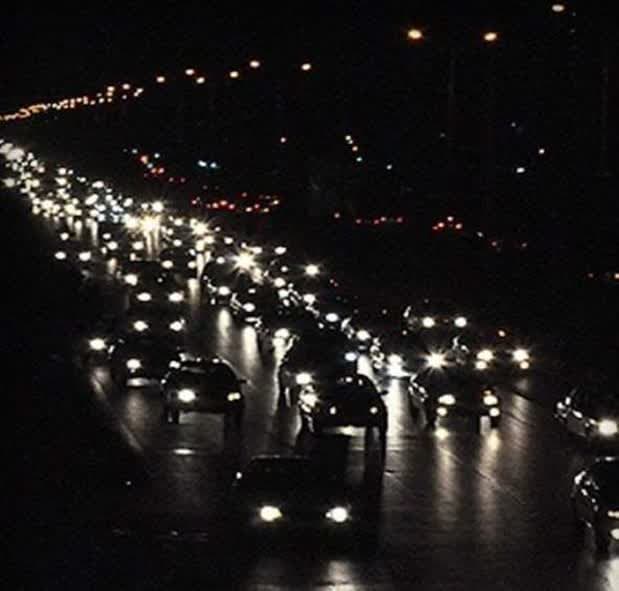 ترافیک فوق‌سنگین شبانه در مازندران
