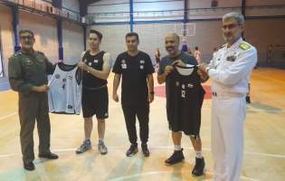 رونمایی از پیراهن تیم ملی بسکتبال نظامیان ایران اعزامی به مسابقات جهانی سیزم ۲۰۲۳ لیتوانی