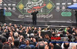 تصاویر/ اجتماع بزرگ عزاداران حسینی در آمل