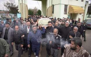 تشییع و تدفین شهید خوشنام در میاندورود