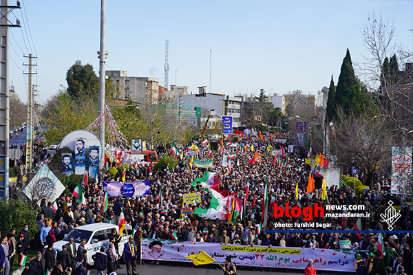 کلاژ ویدئویی| راهپیمایی حماسی ۲۲ بهمن در شهرهای مازندران