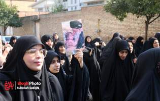 فریاد انتقام مردم گلوگاه از استکبار جهانی
