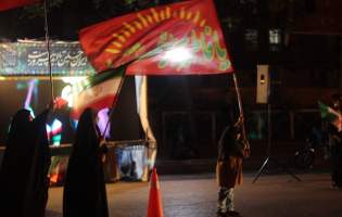 برپایی موکب مردمی در ساری