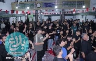 مراسم سوگواری شهادت امام شهید در روستای حلمسر
