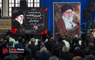 مراسم بزرگداشت رهبر شهید در ساری